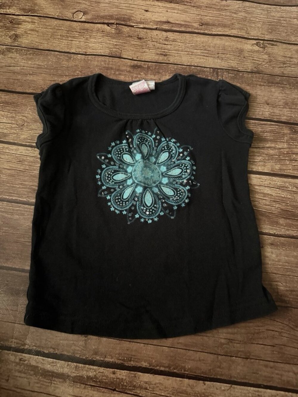 Girl’s Xhilaration Blue Mandala Shirt XS